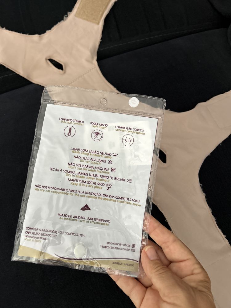 Faixa cinta modeladora facial Contour Slim usada