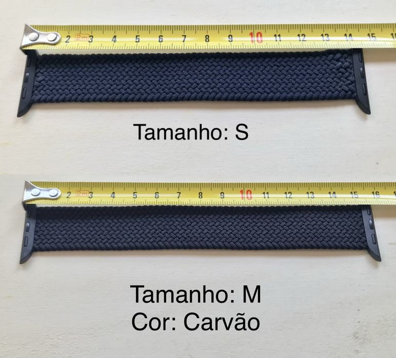 Braceletes Solo Entrançadas Apple Watch 42/44/45/49mm