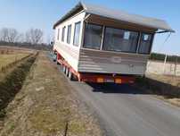 Transport domków holenderskich ponadgabarytów niskopodwozie 6-10PLN/KM