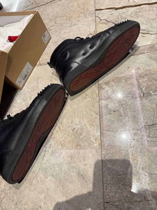 Obuwie Męskie Christian Louboutin Lou Spikes Flat Sneakers Oryginał 45