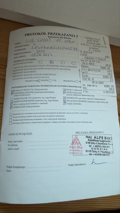 Rower trekkingowy Scott Sub Sport 10 Men