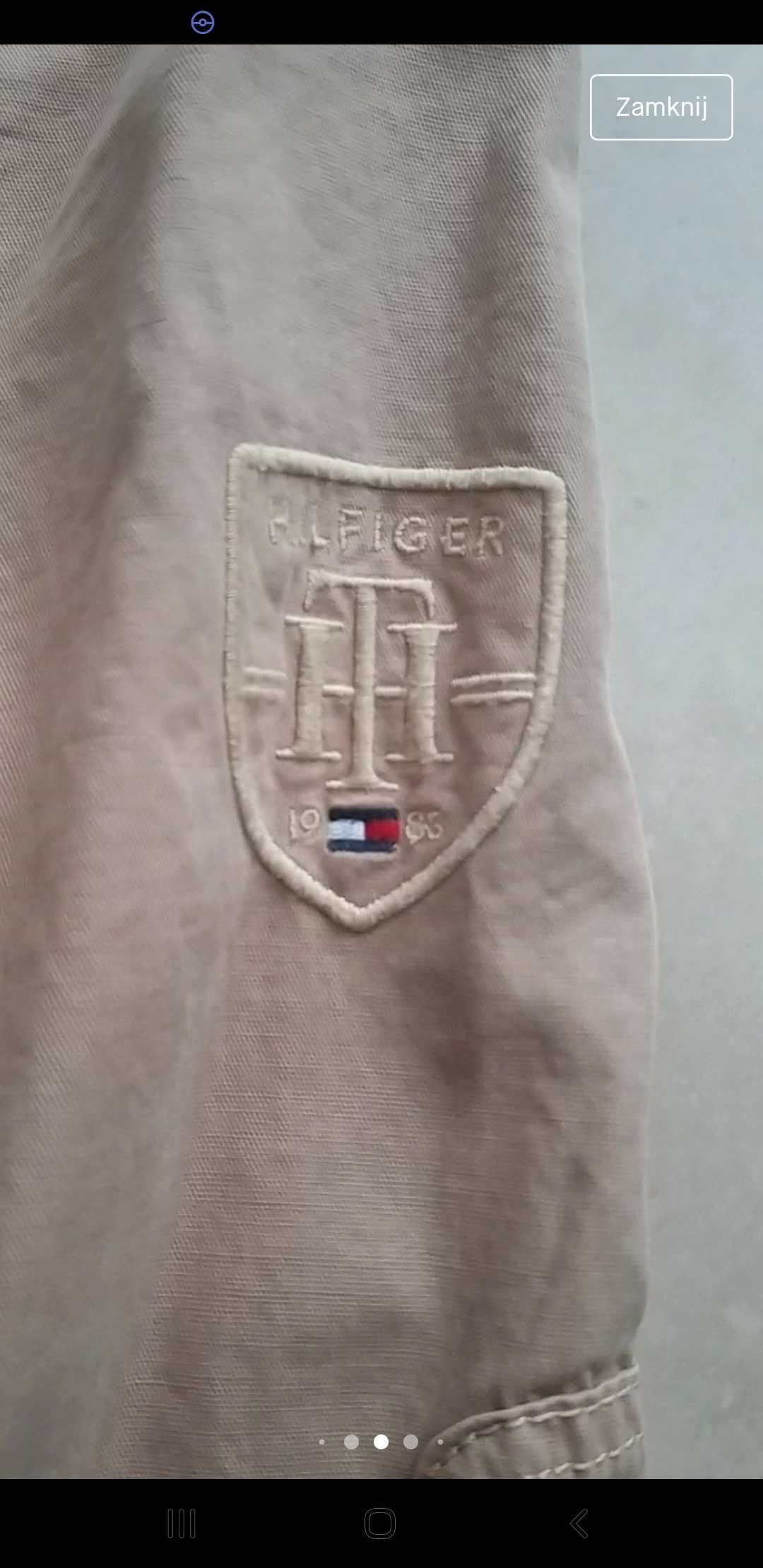 Beżowa kurtka Parka Tommy Hilfiger rozm m