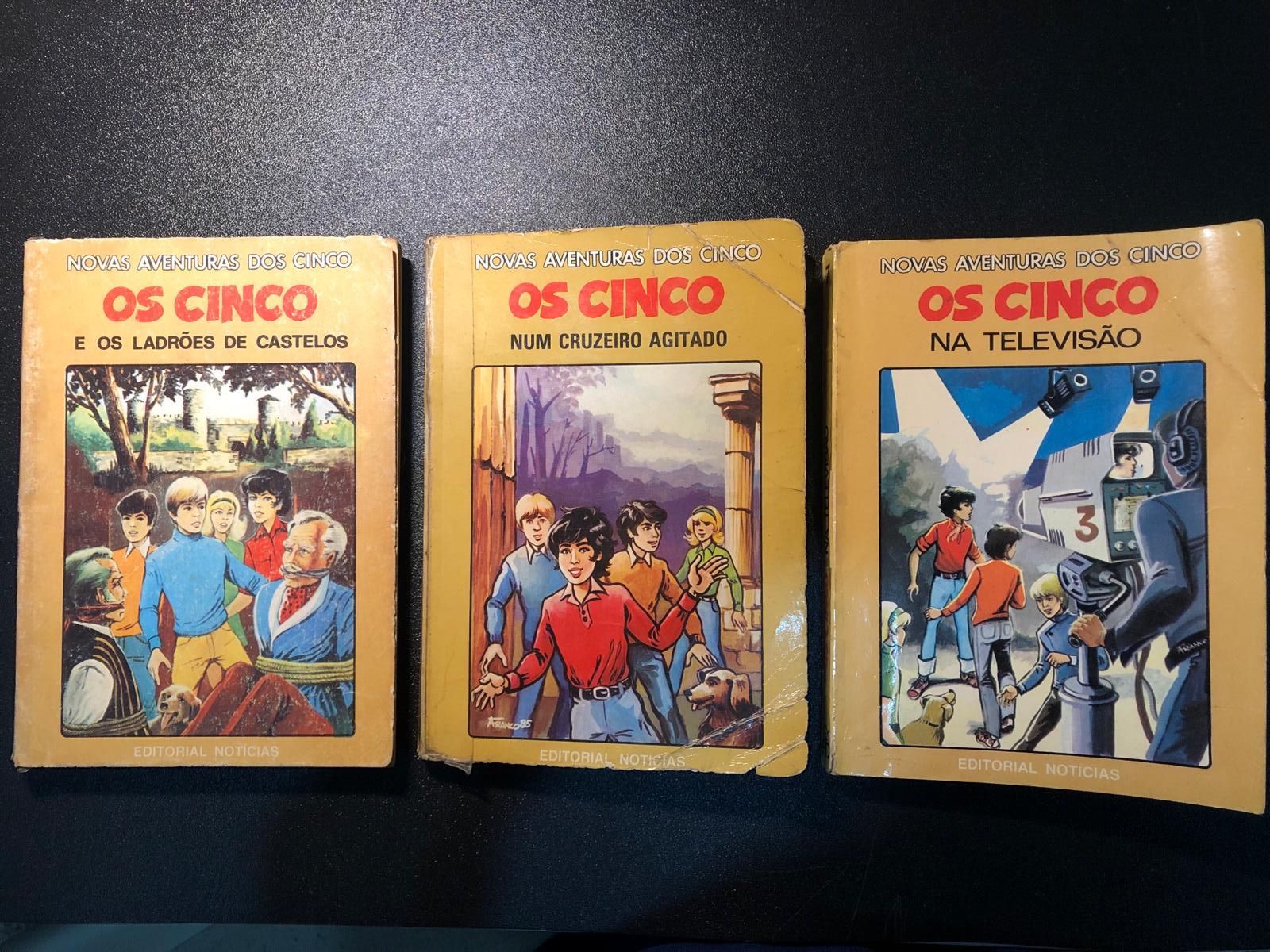 Livros antigos - Os cinco