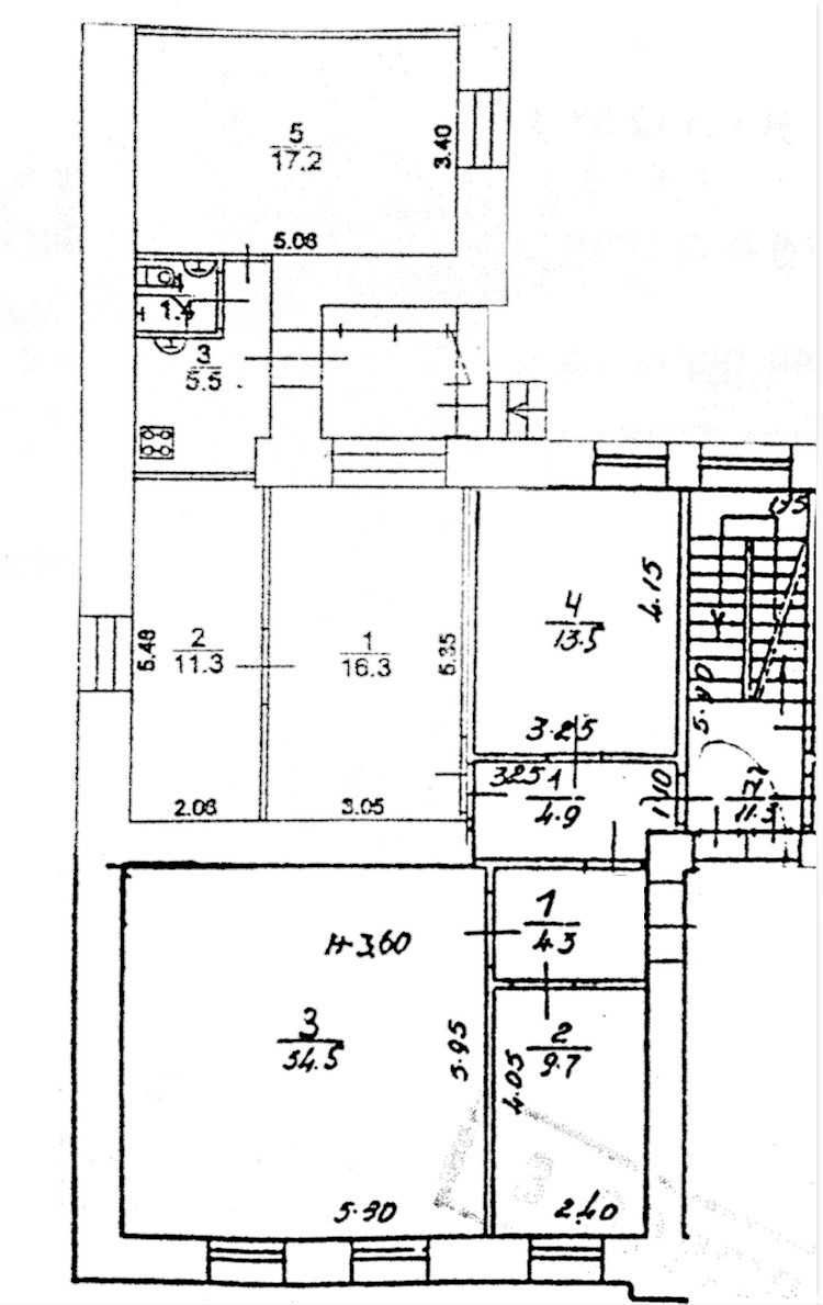 От хозяина Центр Университет Дмитриевская 25 Ремонт 214м²  Лучшая цена