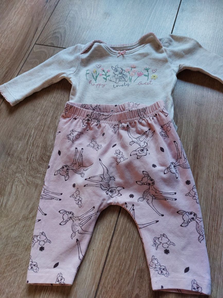 Zestaw body I spodenki bambi