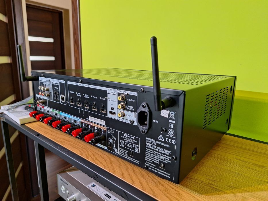 Amplituner 7.2 Denon AVR-X1300 Wifi BT 4K60p ARC DSD Atmos