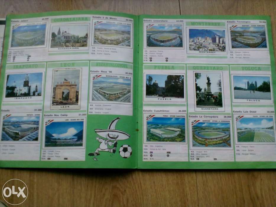 Cromos méxico 86