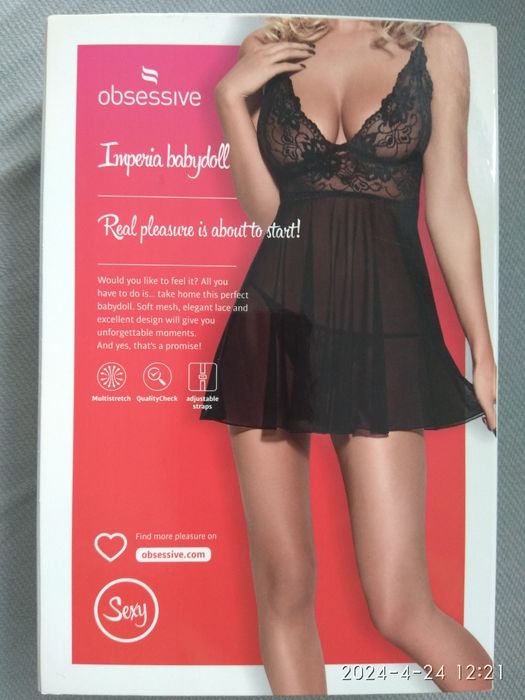 Nowy zestaw bielizny Obsessive