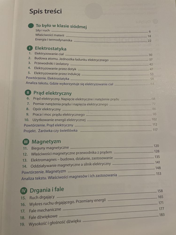 Podręcznik do Fizyki kl. 8