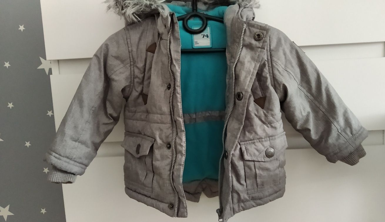 Kurtka parka Smyk r. 74