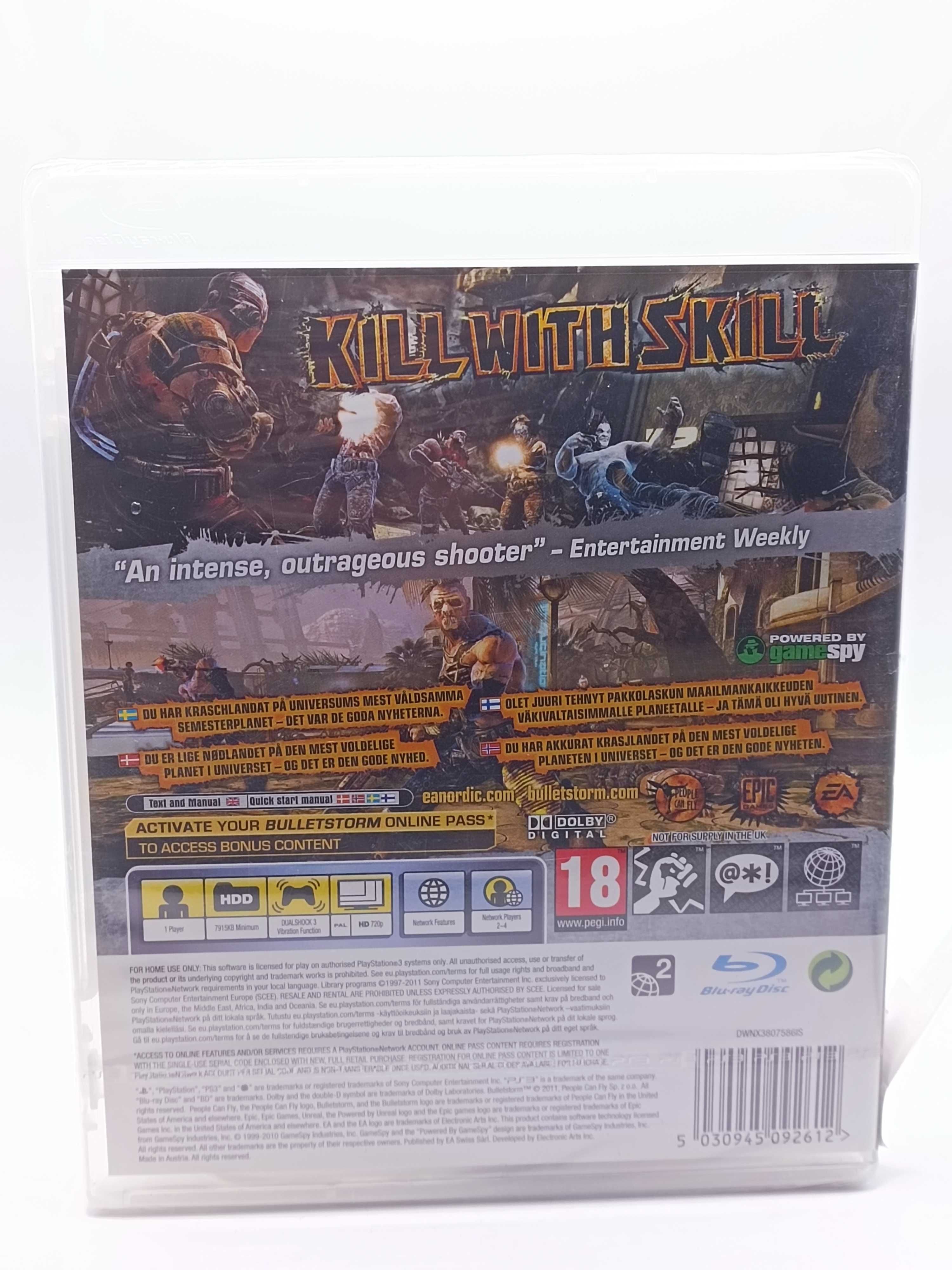 GRA Bulletstorm NA PS3 78/01/25s