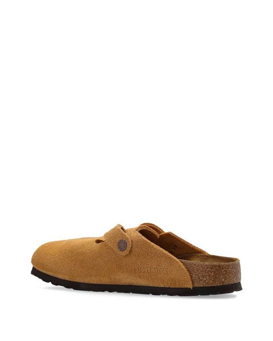 Сланці Birkenstock Boston Soft Footbed Suede Leather Brown