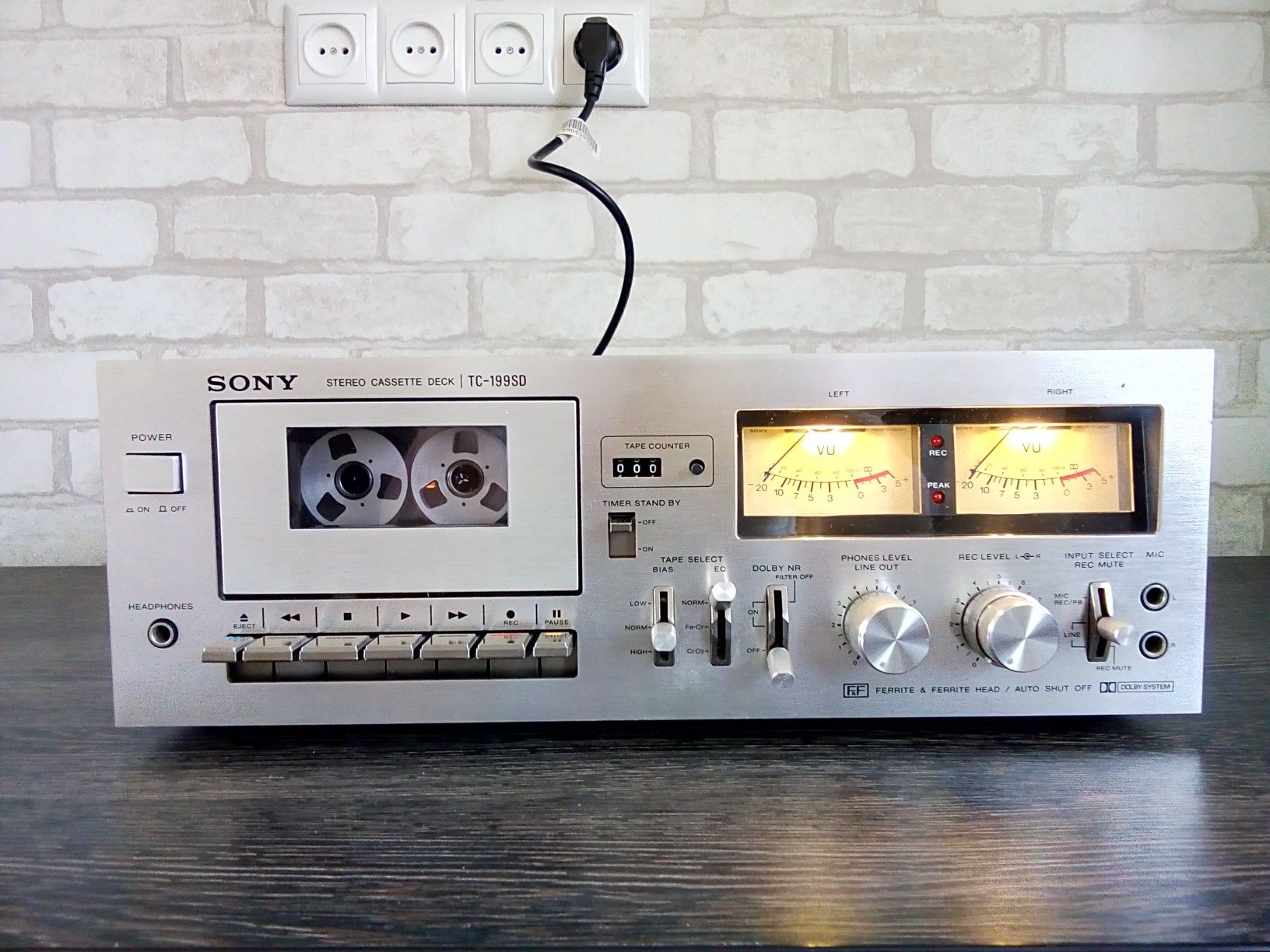 SONY TC-199 SD Stereo Cassette Deck 1977-78