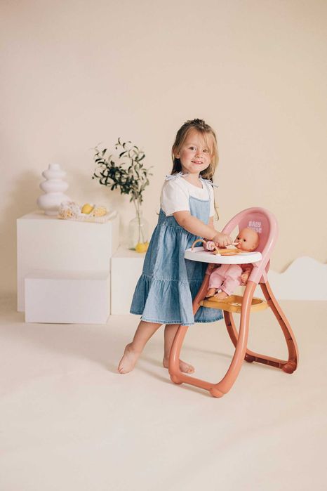 Стільчик "Бебi Ньорс. Терракотова пудра" для годування (7600220388)