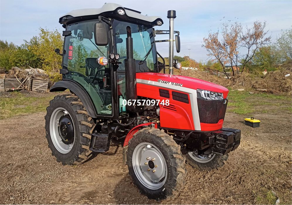 Мінітрактор Скаут TE-504C A/C (з кондиціонером) (оновлений) доставка