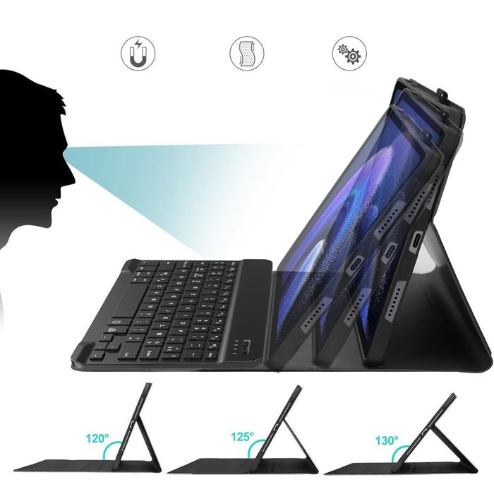 Etui z Klawiaturą Bluetooth do Xiaomi Pad 6/6 Pro 2023, 11" AZERTY
