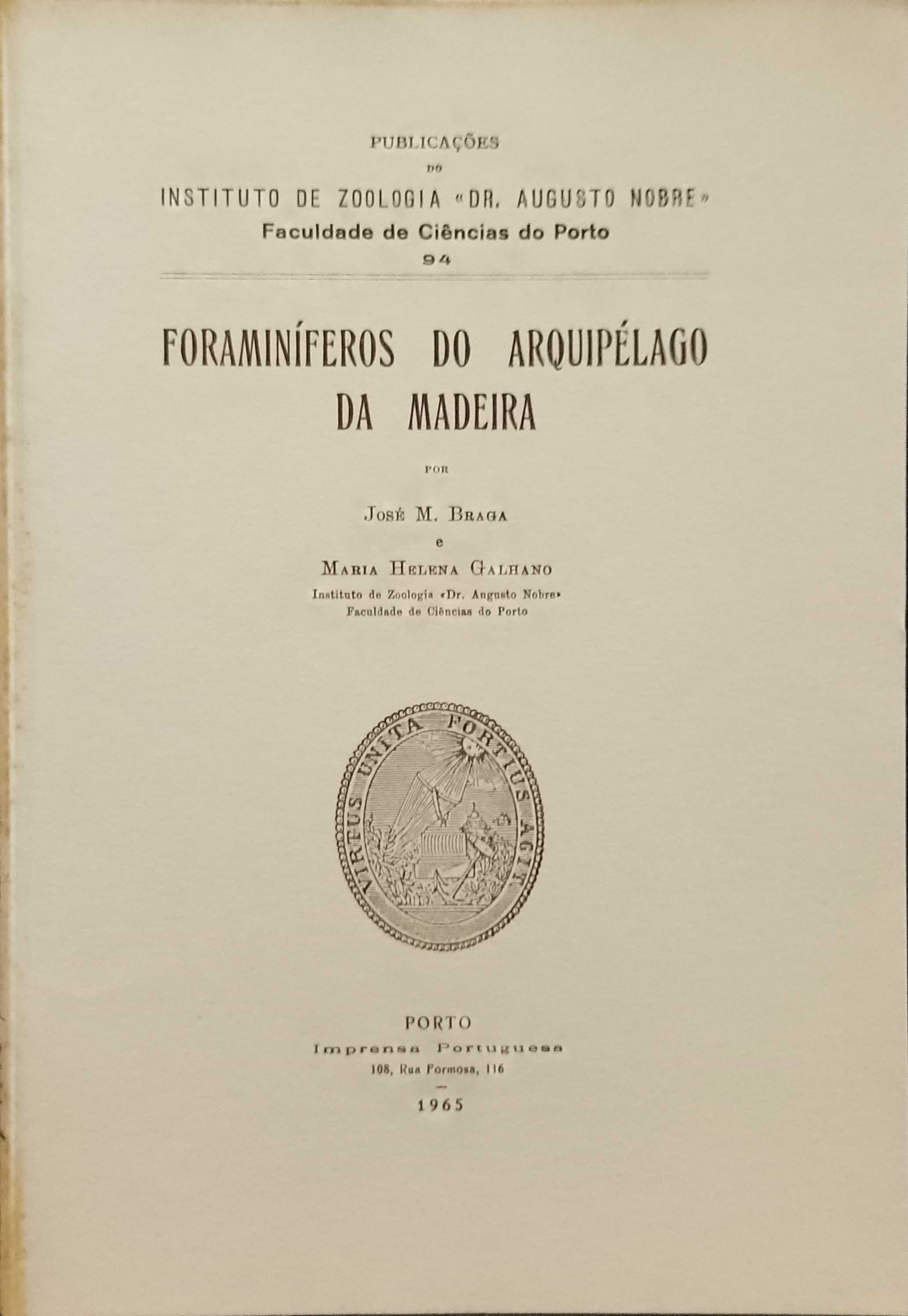 Foraminíferos do Arquipélago da Madeira (1965)