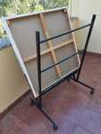 Suporte Quadros metal arrumação atelier