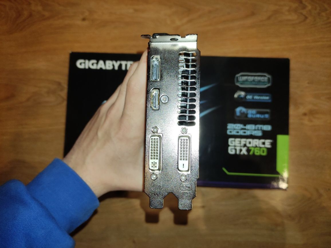 Відеокарта GeForce GTX 760 Gigabyte GDDR5 2gb