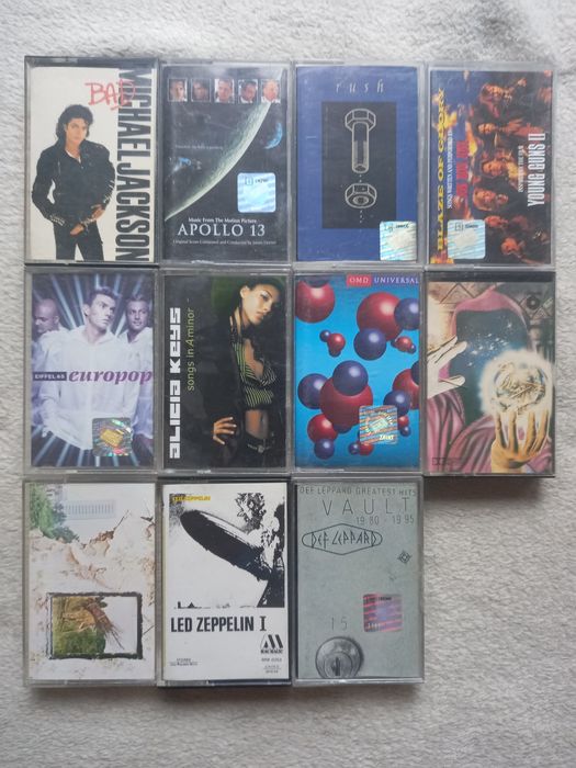 Kaseta magnetofonowa-muzyka zagraniczna