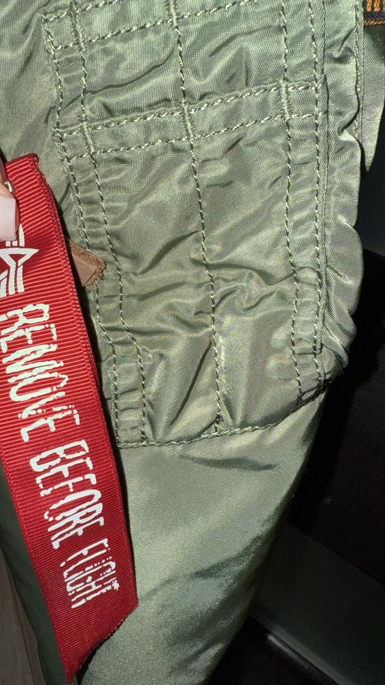 Бомбер Alpha Industries MA 1 S