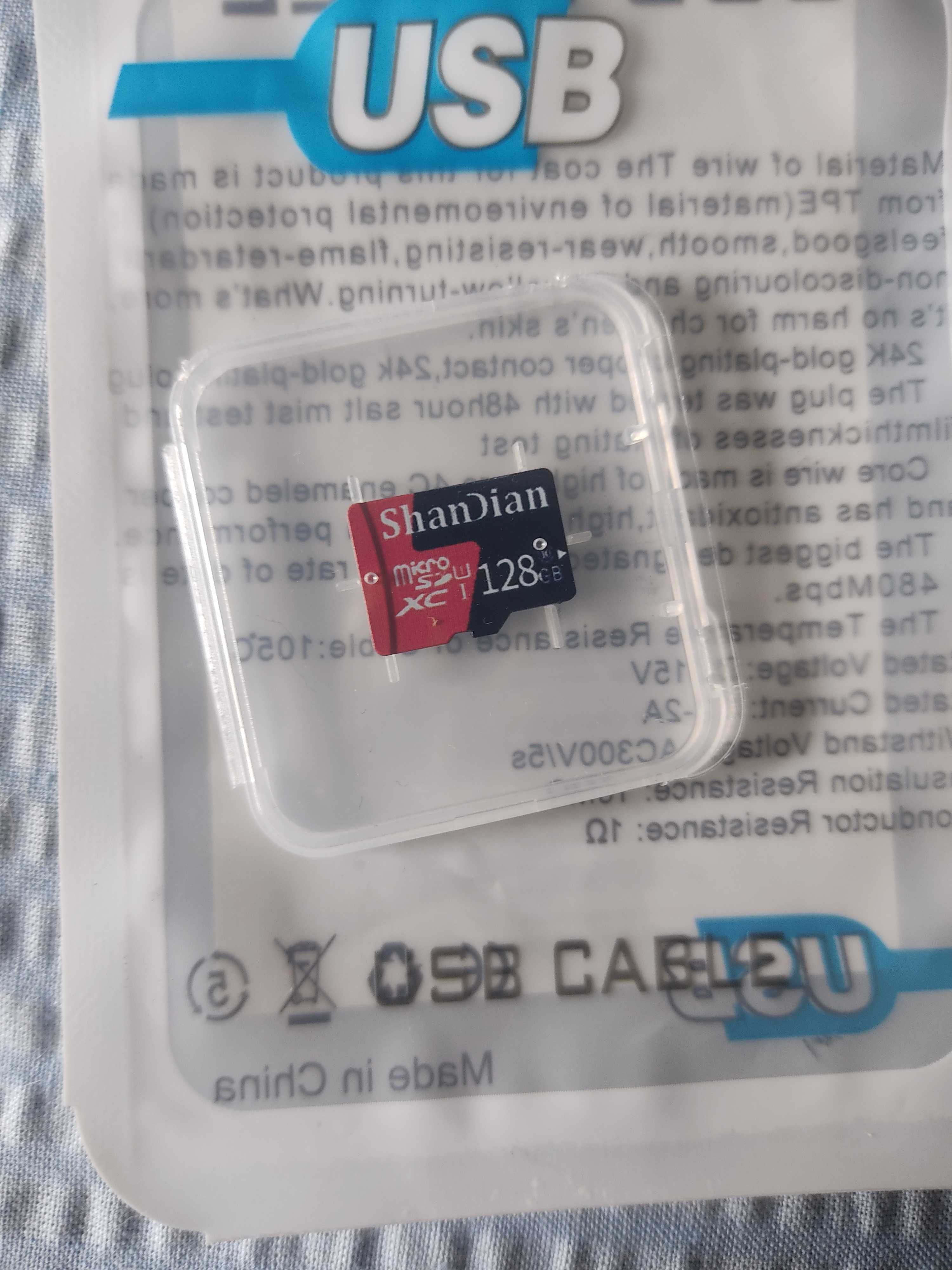 Тайвань, реальная емкость! Карта памяти ShanDian 128 гб microSD