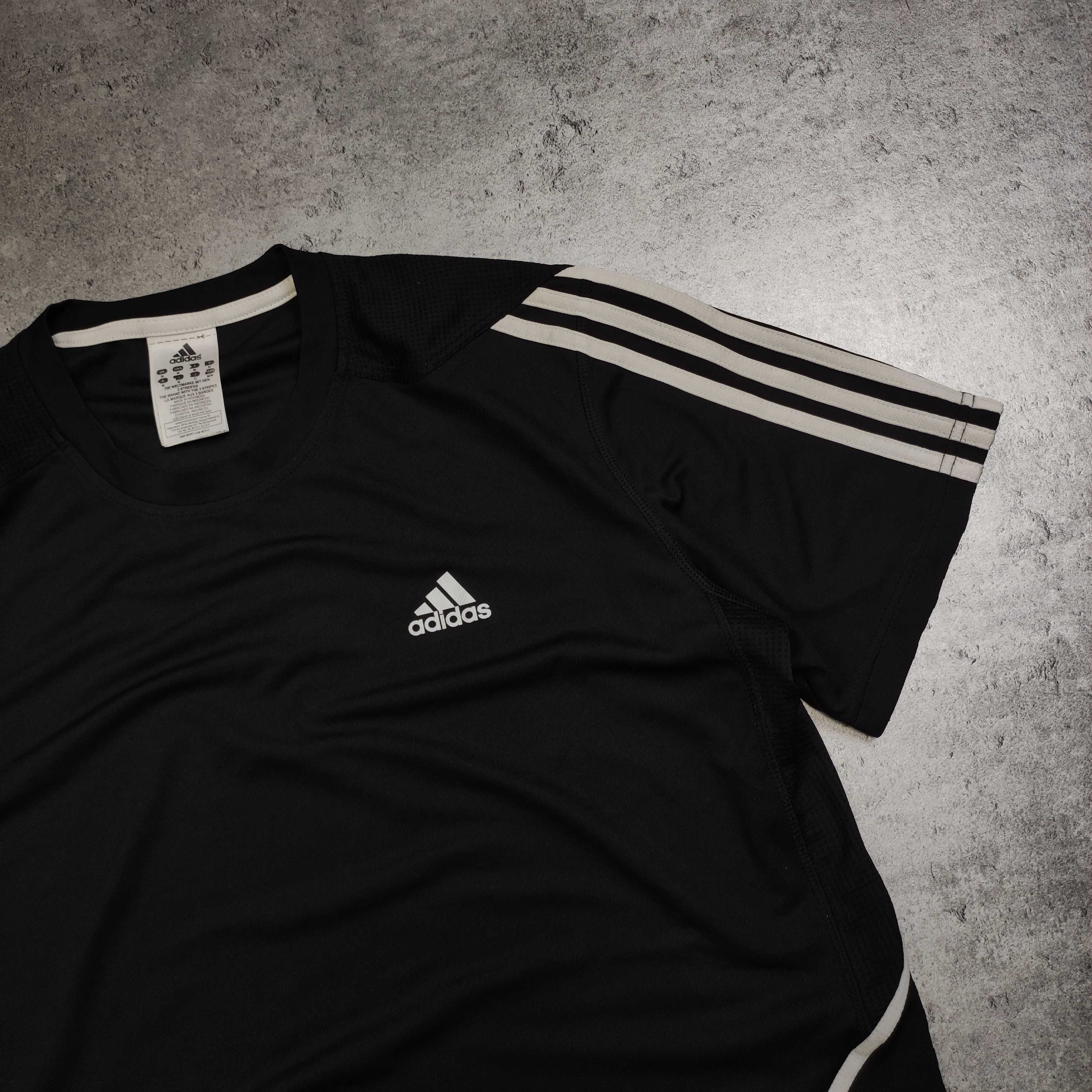 MĘSKA Koszulka Sportowa Formotion Czarna 3 Paski ClimaCool Aero Adidas