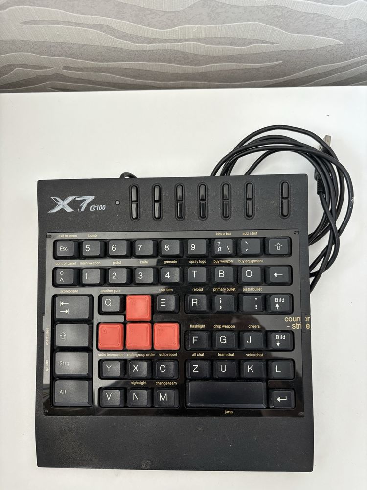 Teclado adaptado a gamers