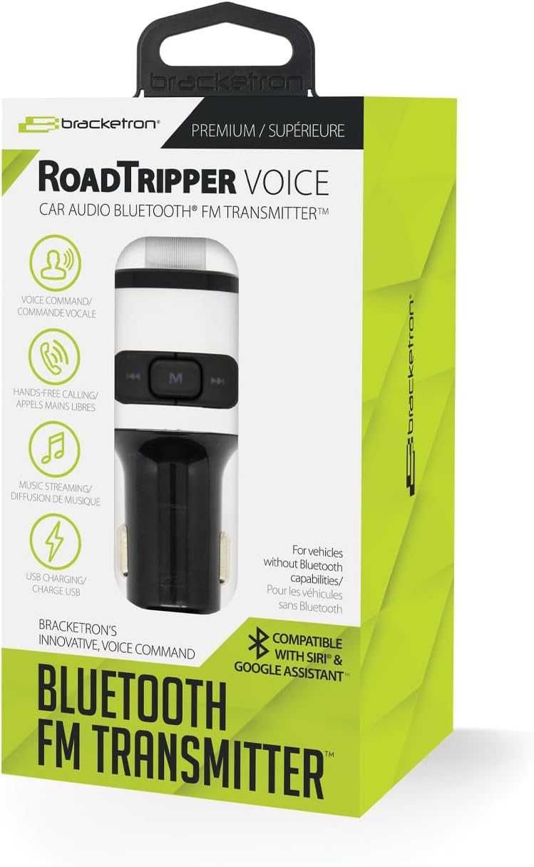 Transmiter-Nadajnik samochodowy Bluetooth Roadtripper z ładowarką USB