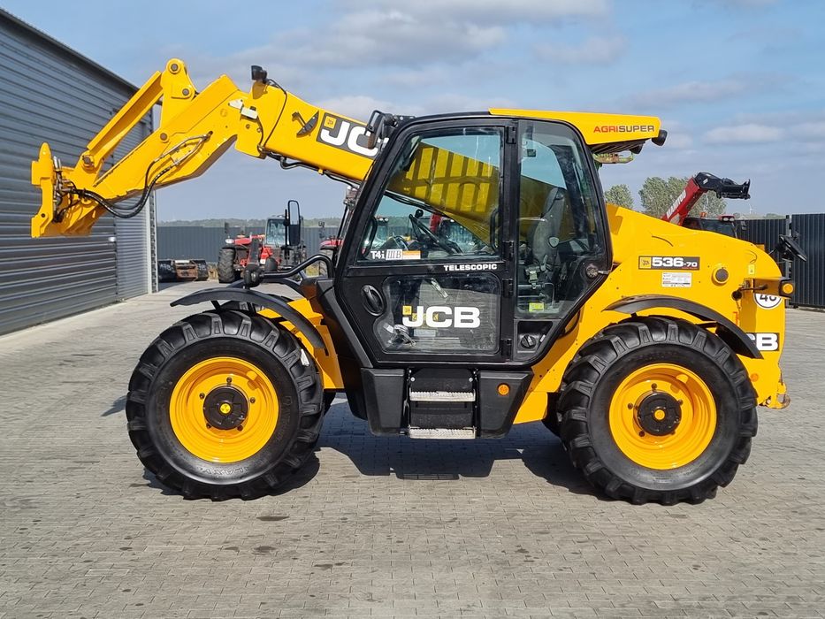 Ładowarka teleskopowa JCB 536-70 AgriPlus 14r, Widły, Klimatyzacja,