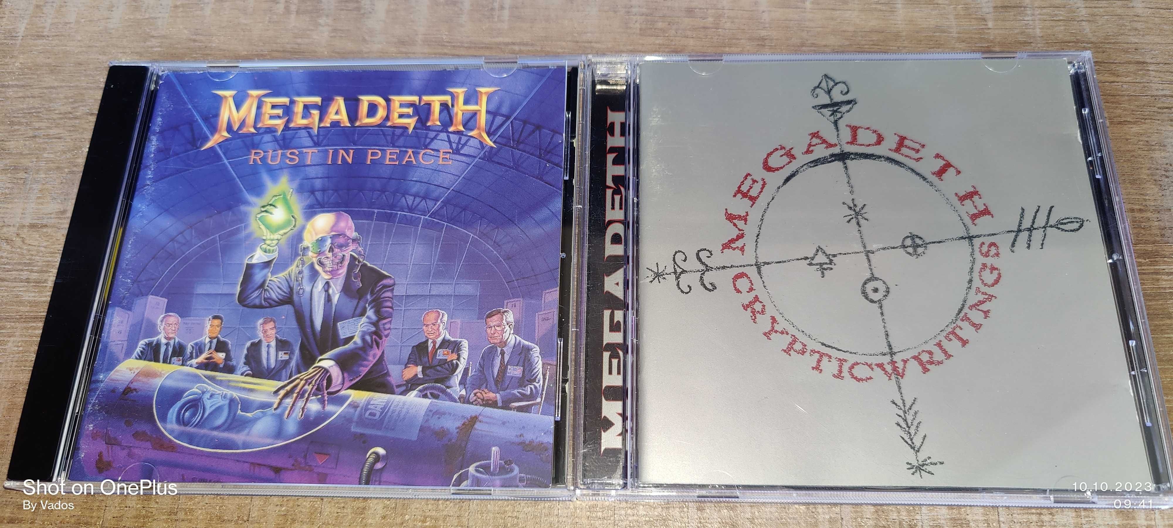 Фирменные CD Megadeth,Metallica,MD.45