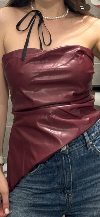 Топ бандо кожанный.