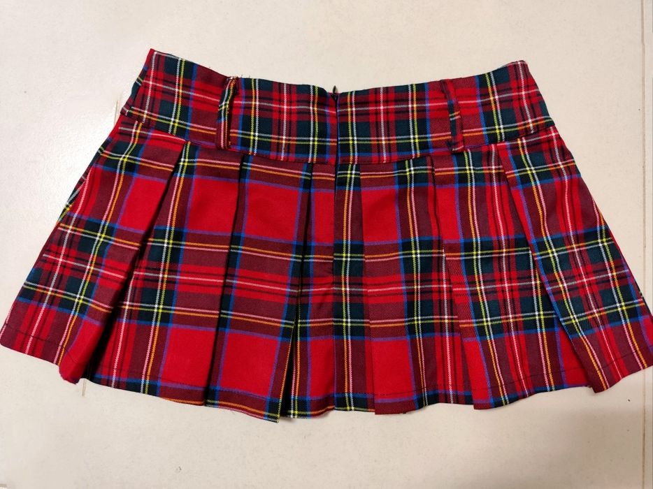 Mini Saia Colegial com Gravata - Redoute (Tam M)