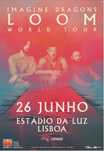 2 bilhetes Imagine Dragons Lisboa