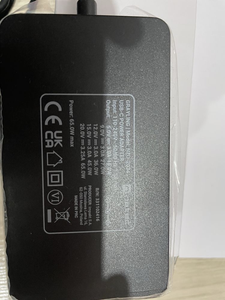 Ładowarka Natec 65W usb c
