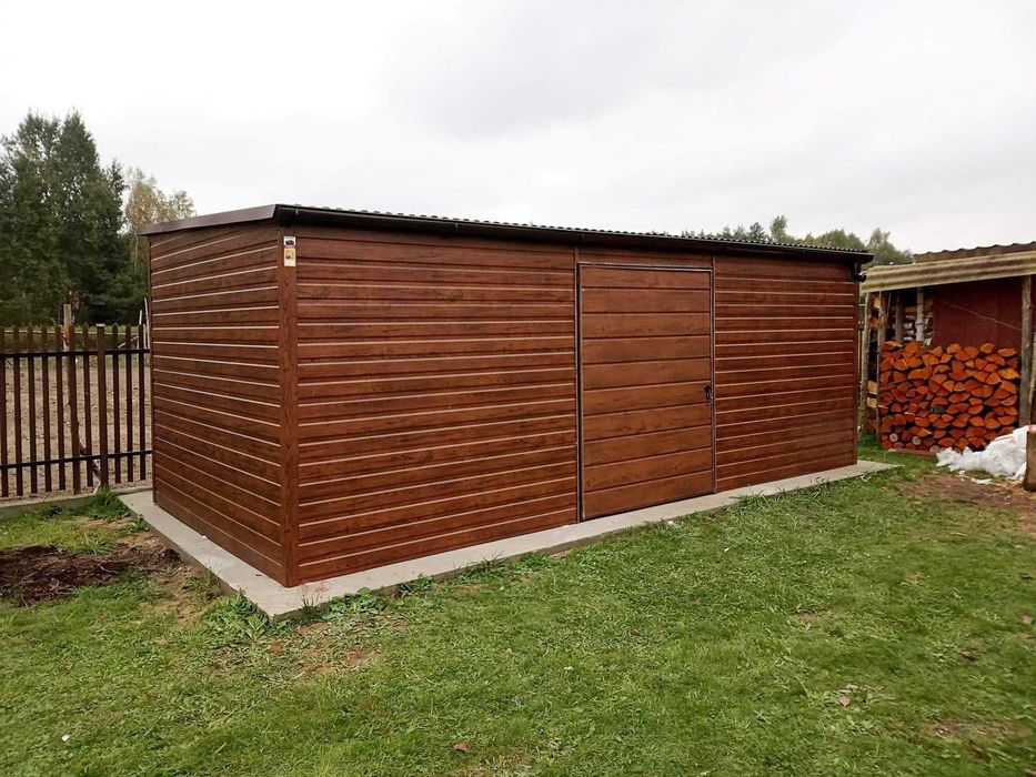 Garaż Blaszany/Schowek /ALTANA OGRODOWA/Złoty Dąb  - Maj-Blach