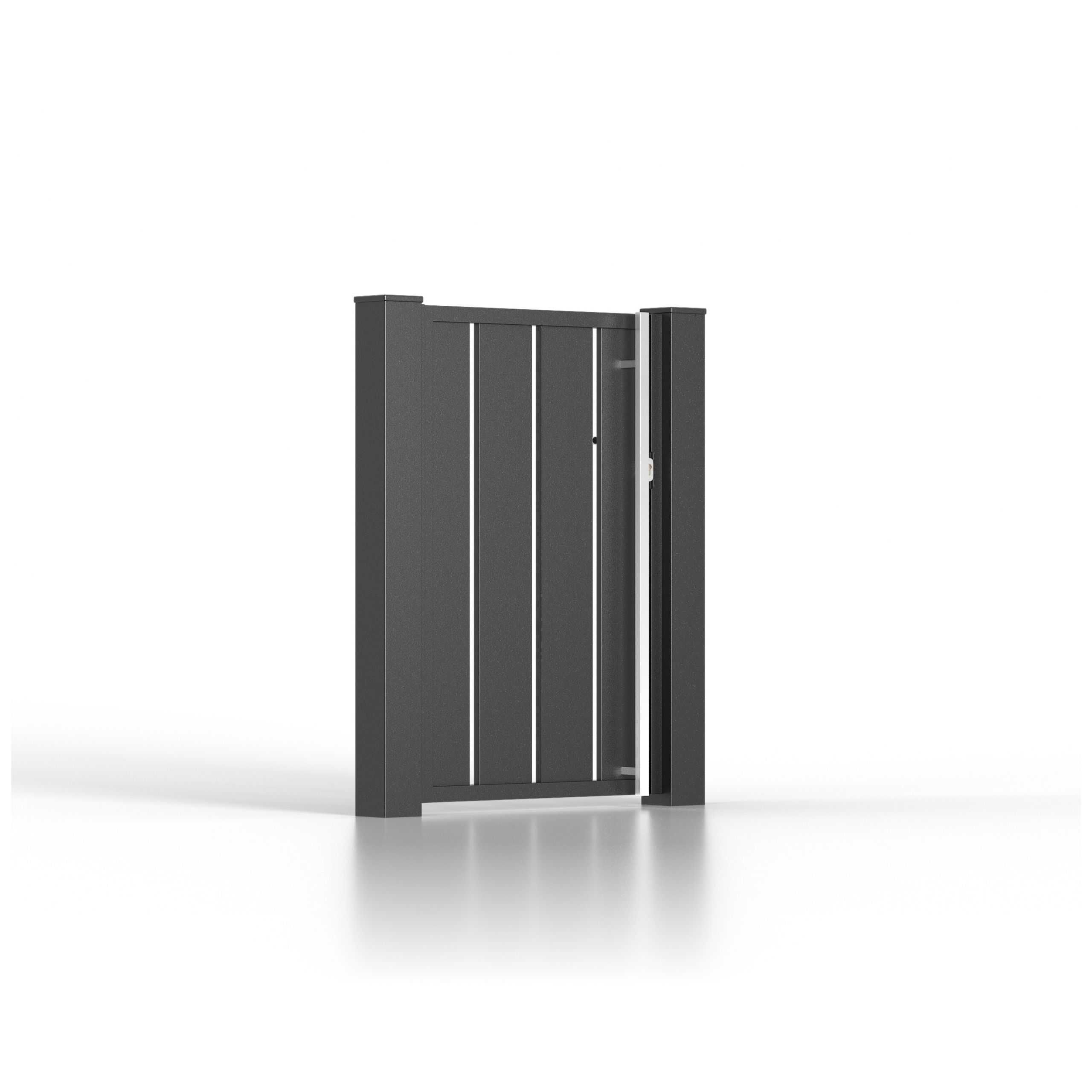 Brama skrzydłowa wjazdowa aluminiowa ogrodzeniowa MODENA 4m x 1,5m