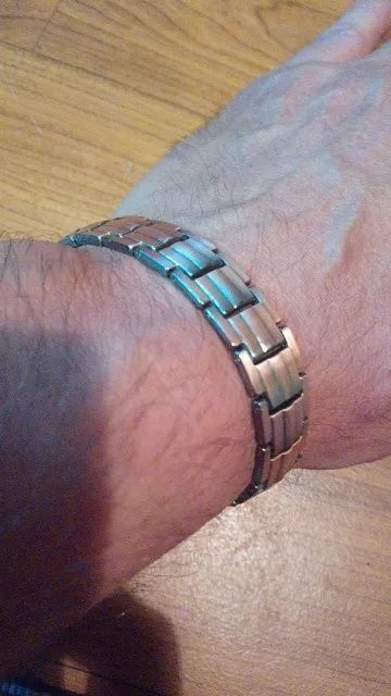 Pulseira Equilíbrio, Bio-Saúde (Magnética, Infravermelhos) Cor cobre
