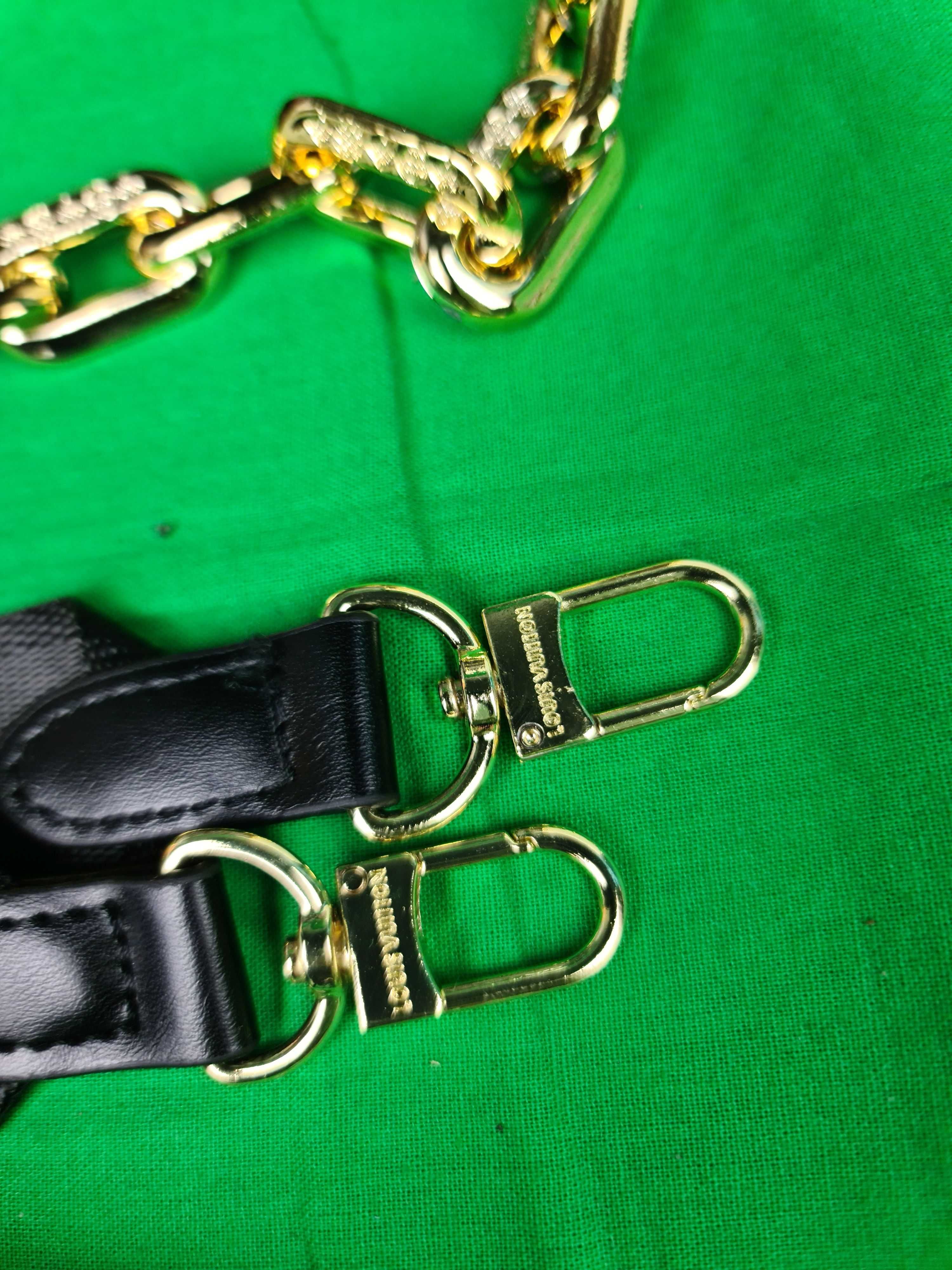 Torba srednia Louis Vuitton kolorowe listonoszka czarna kuferek