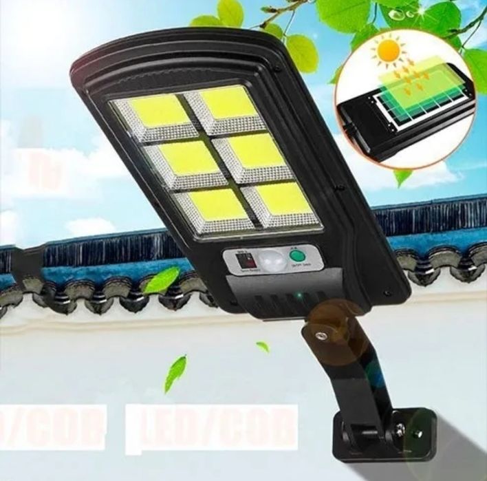 Уличный фонарь LED Solar на солнечной батарее с пультом Ду и датчиком
