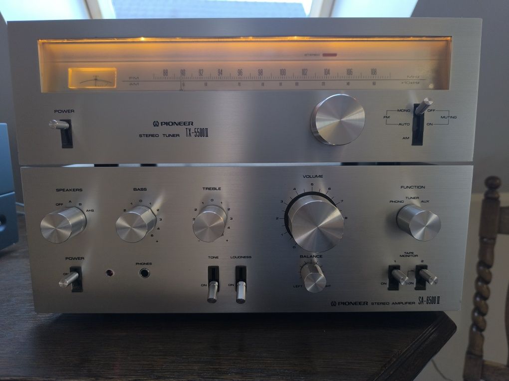 Pioneer zestaw sa-6500 2 i tx 5500 2