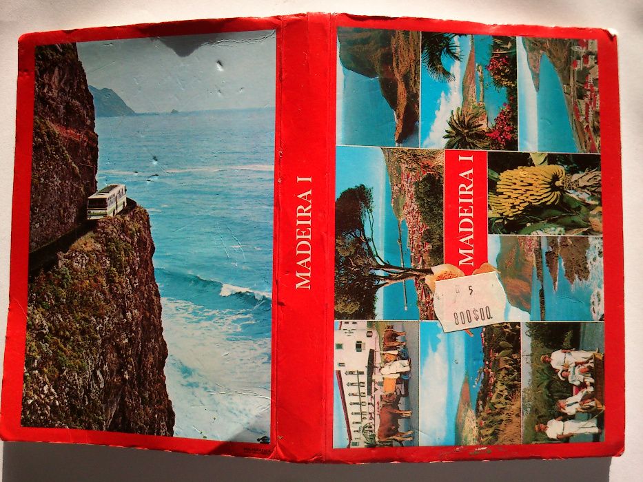 Livro com 36 postais da Ilha da Madeira I, Edições Poligráfica anos 70