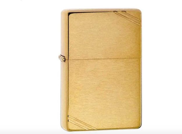 Зажигалка Zippo запальничка принт ОРИГИНАЛ США рисунок золотая винтаж
