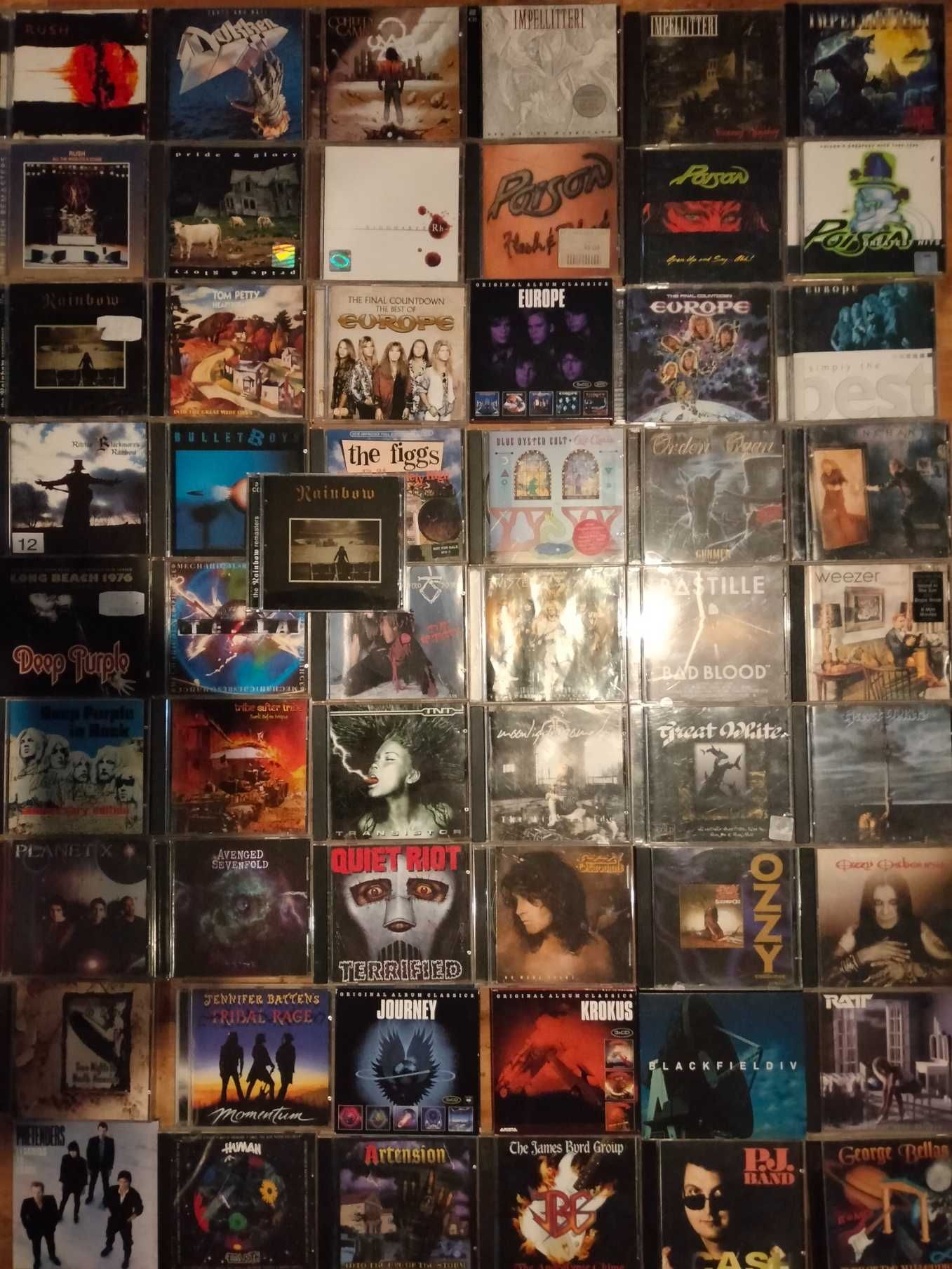 Zestaw cd Van Halen Metallica AC/DC Judas Priest Black Sabbath Ratt