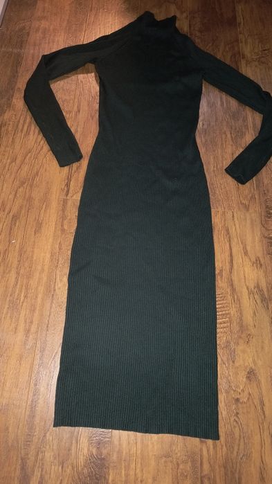 Sukienka, butelkowa zieleń, rozmiar L