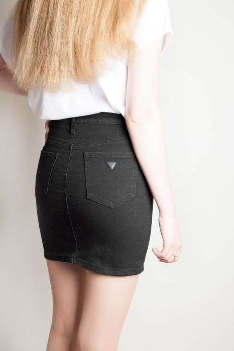 GUESS оригінал. Спідниця юбка чорна джинсова коротка міні розмір XS