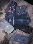 9x spodnie jeansy dla dziewczynki  98/104