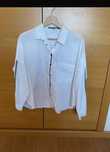 Camisa branca oversize Zara
