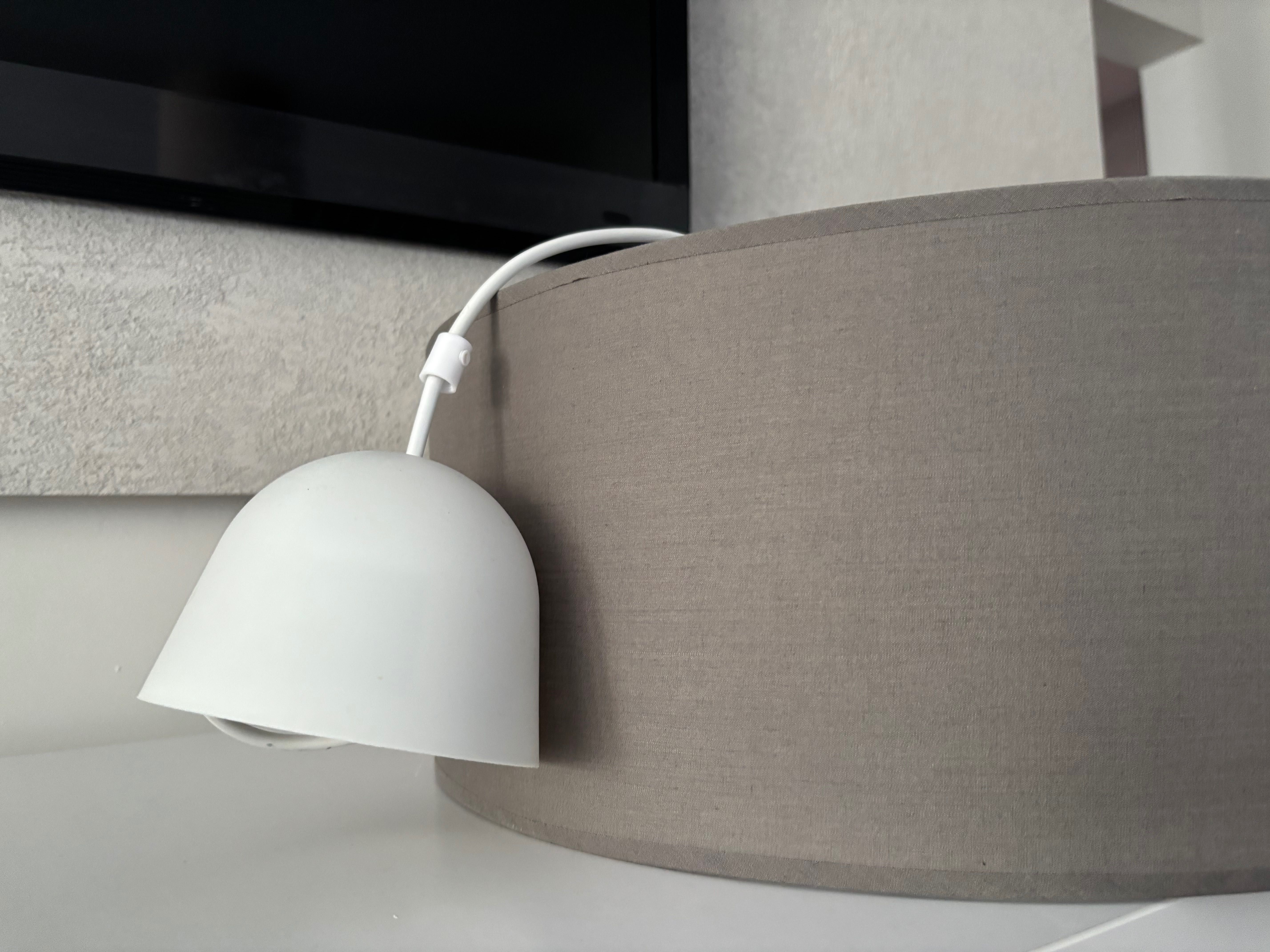 Nowoczesna lampa sufitowa szara 47,5 cm średnicy