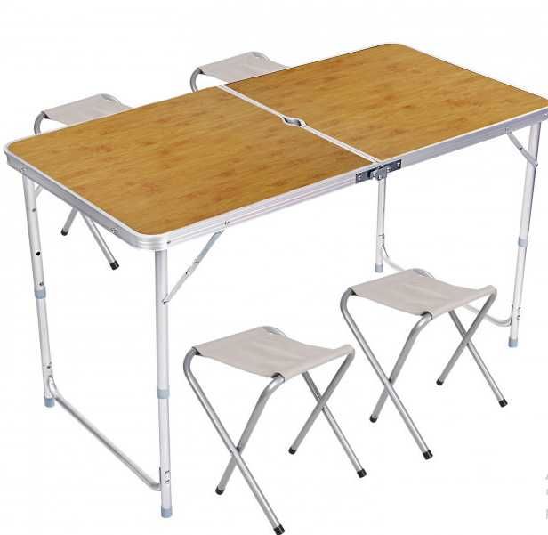 Розкладний ПОСИЛЕНИЙ стіл для природи відпочинку стол для пикника